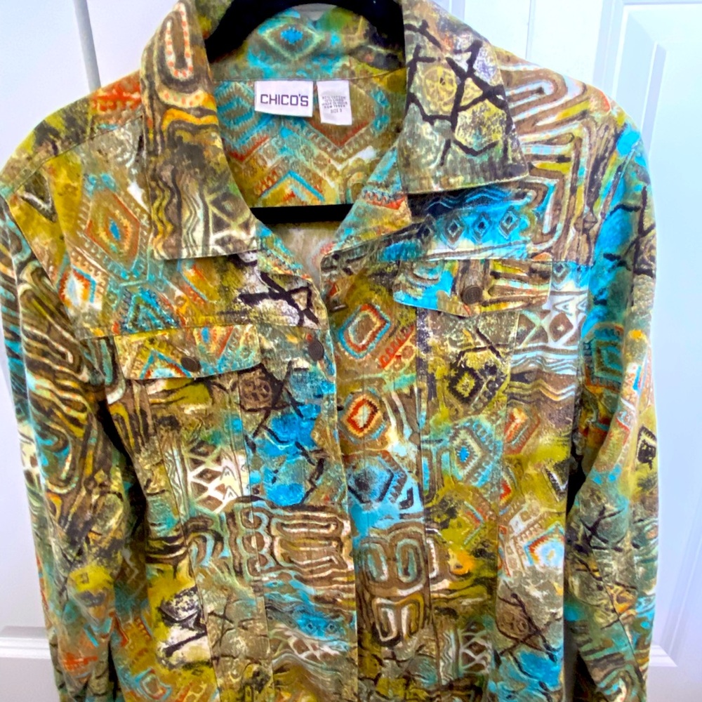 Chico’s lightweight jacket size 3